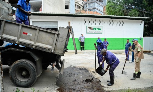 BM: Operação Tapa-buracos chega ao bairro Vista Alegre